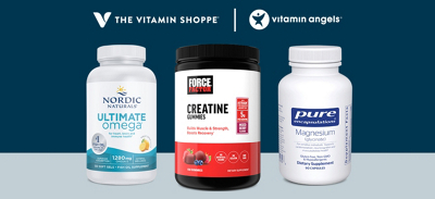 One Nordic Naturals Ultimate Omega bottle, one Force Factor creatine, and one Pure Encapsulations Magnesium