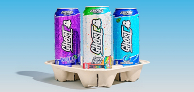 Three GHOST drinks